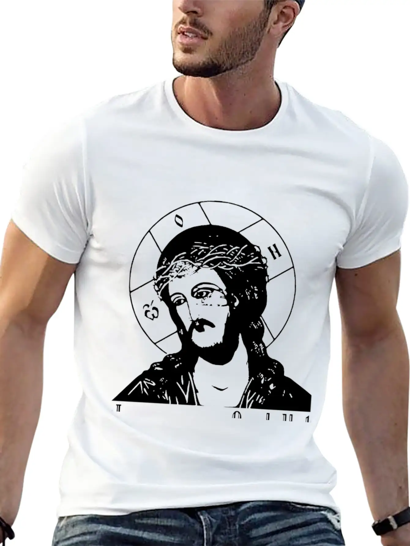 TRUST JESUS Casual Graphic T-Shirt – Simple And Comfortable Daily Wear