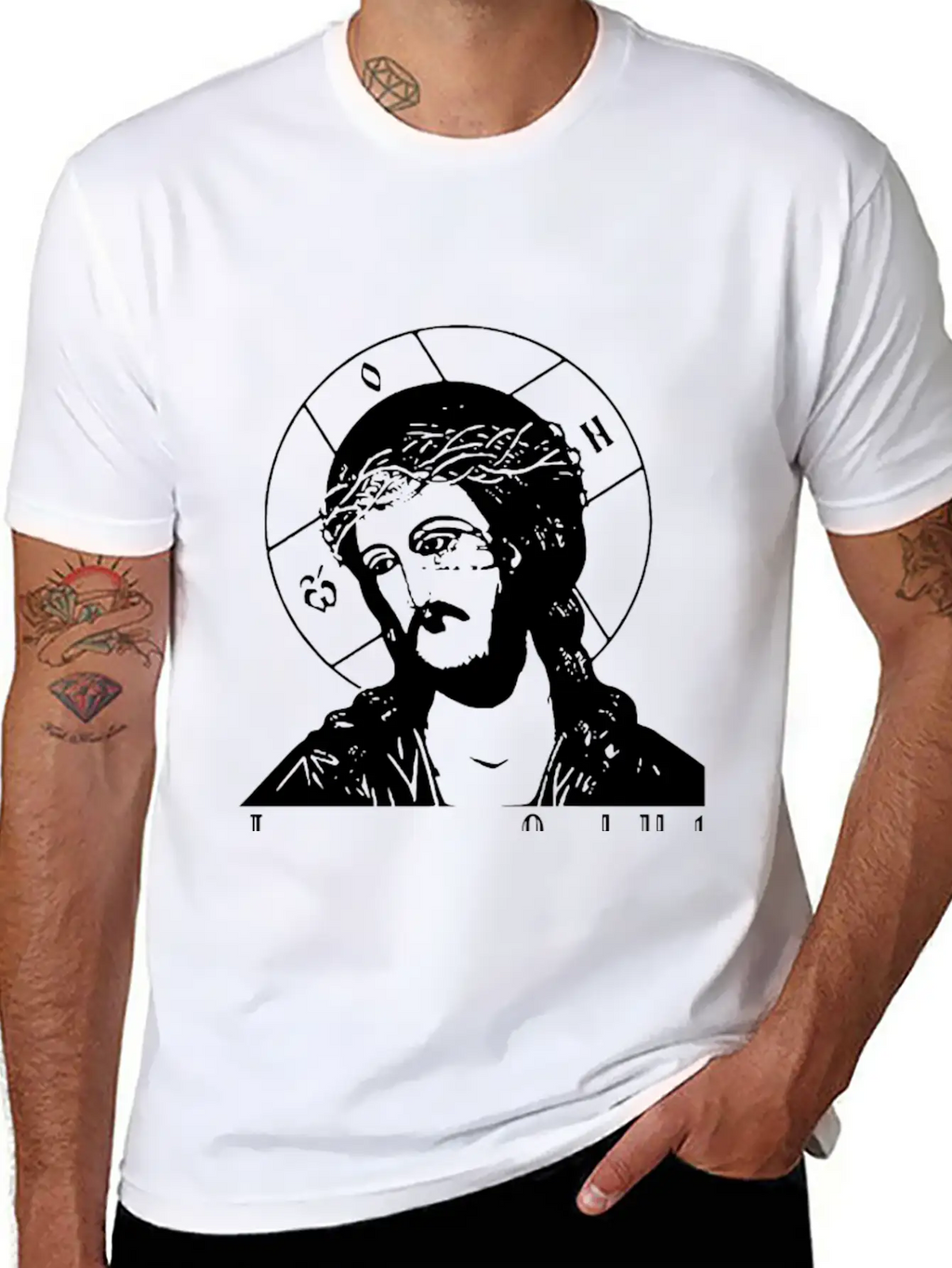 TRUST JESUS Casual Graphic T-Shirt – Simple And Comfortable Daily Wear