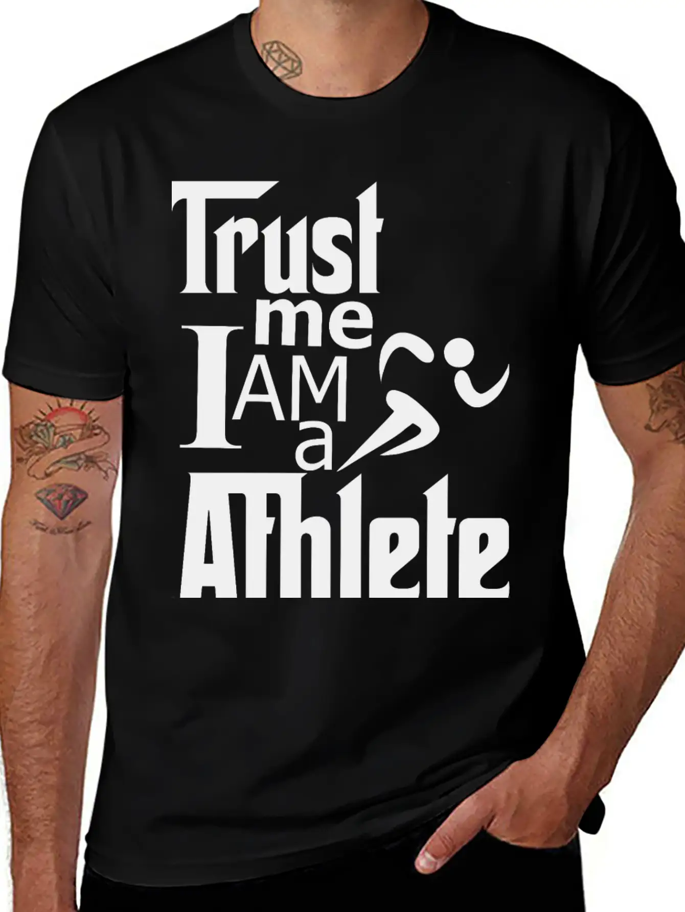 Trust Me I Am A Athlete Stylish Everyday T-Shirt – Unisex Basic Cotton Tee