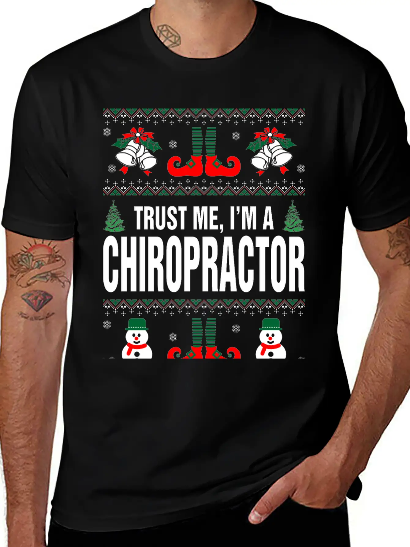 Trust Me, I'M A Chiropractor Casual Graphic T-Shirt – Simple And Comfortable Daily Wear