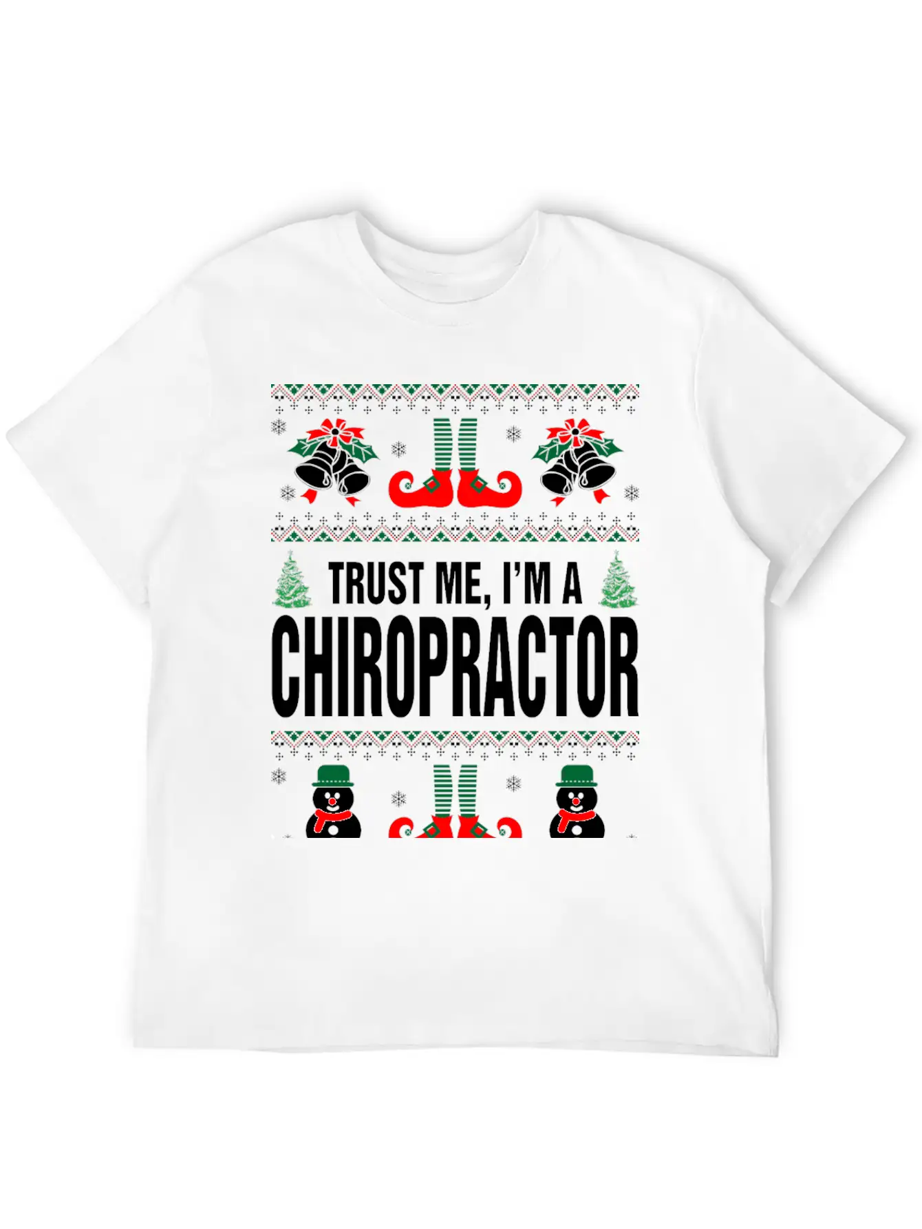 Trust Me, I'M A Chiropractor Casual Graphic T-Shirt – Simple And Comfortable Daily Wear