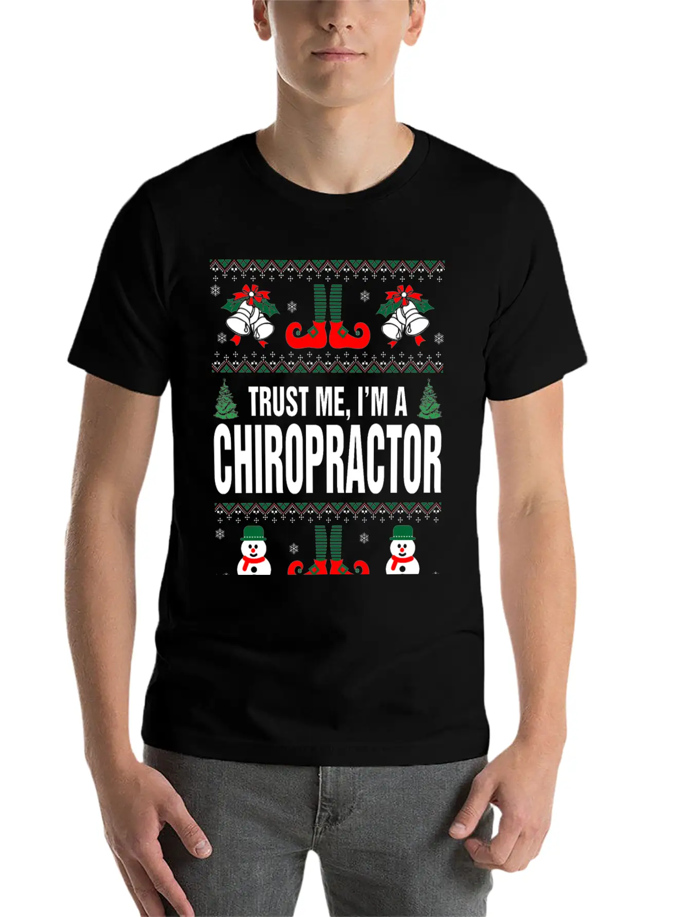 Trust Me, I'M A Chiropractor Casual Graphic T-Shirt – Simple And Comfortable Daily Wear
