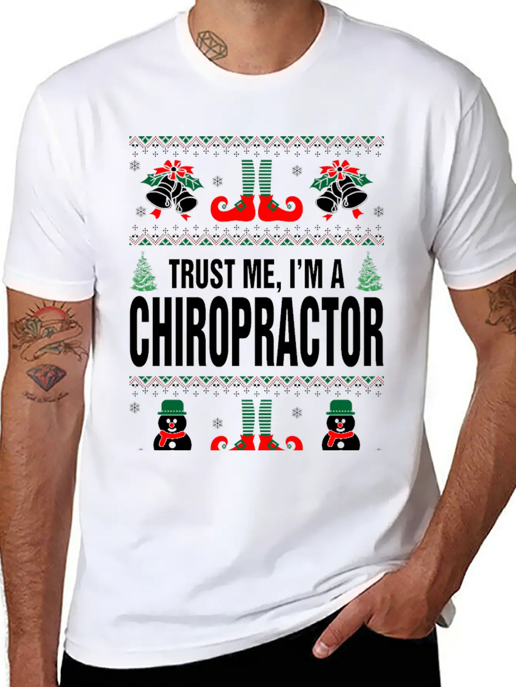 Trust Me, I'M A Chiropractor Casual Graphic T-Shirt – Simple And Comfortable Daily Wear