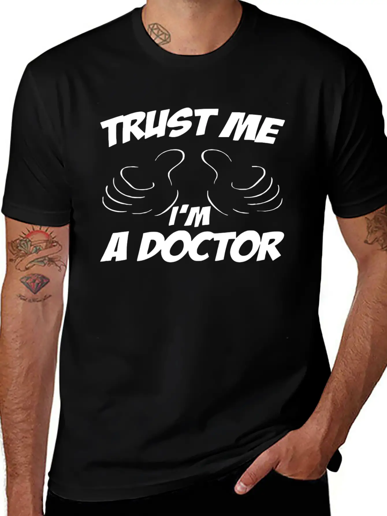 TRUST ME IM A DOCTOR Essential Cotton Tee For Daily Outfits – Unisex Style