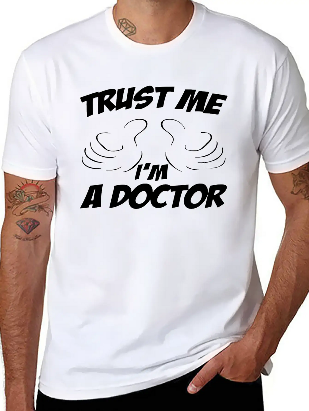 TRUST ME IM A DOCTOR Essential Cotton Tee For Daily Outfits – Unisex Style