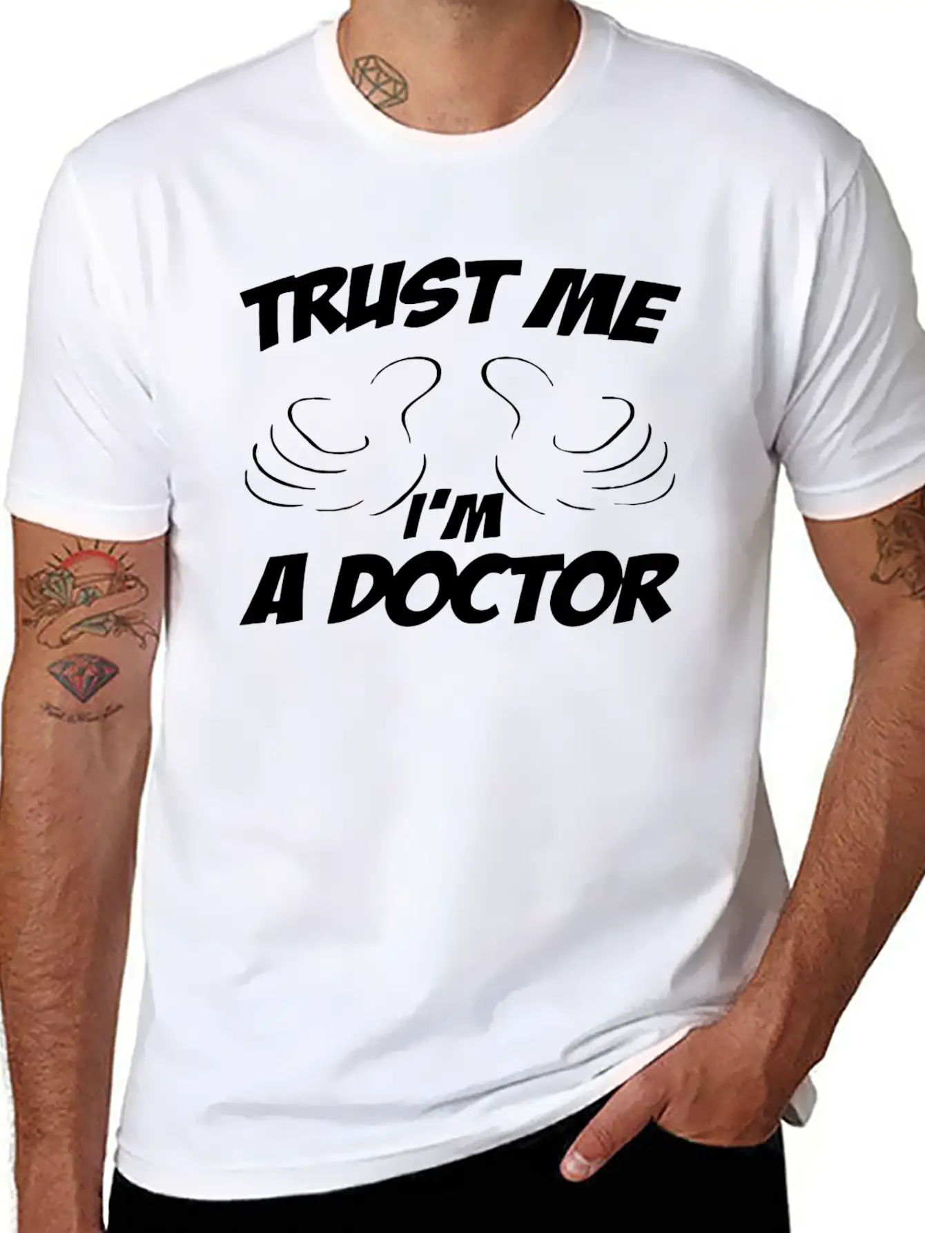 TRUST ME IM A DOCTOR Essential Cotton Tee For Daily Outfits – Unisex Style