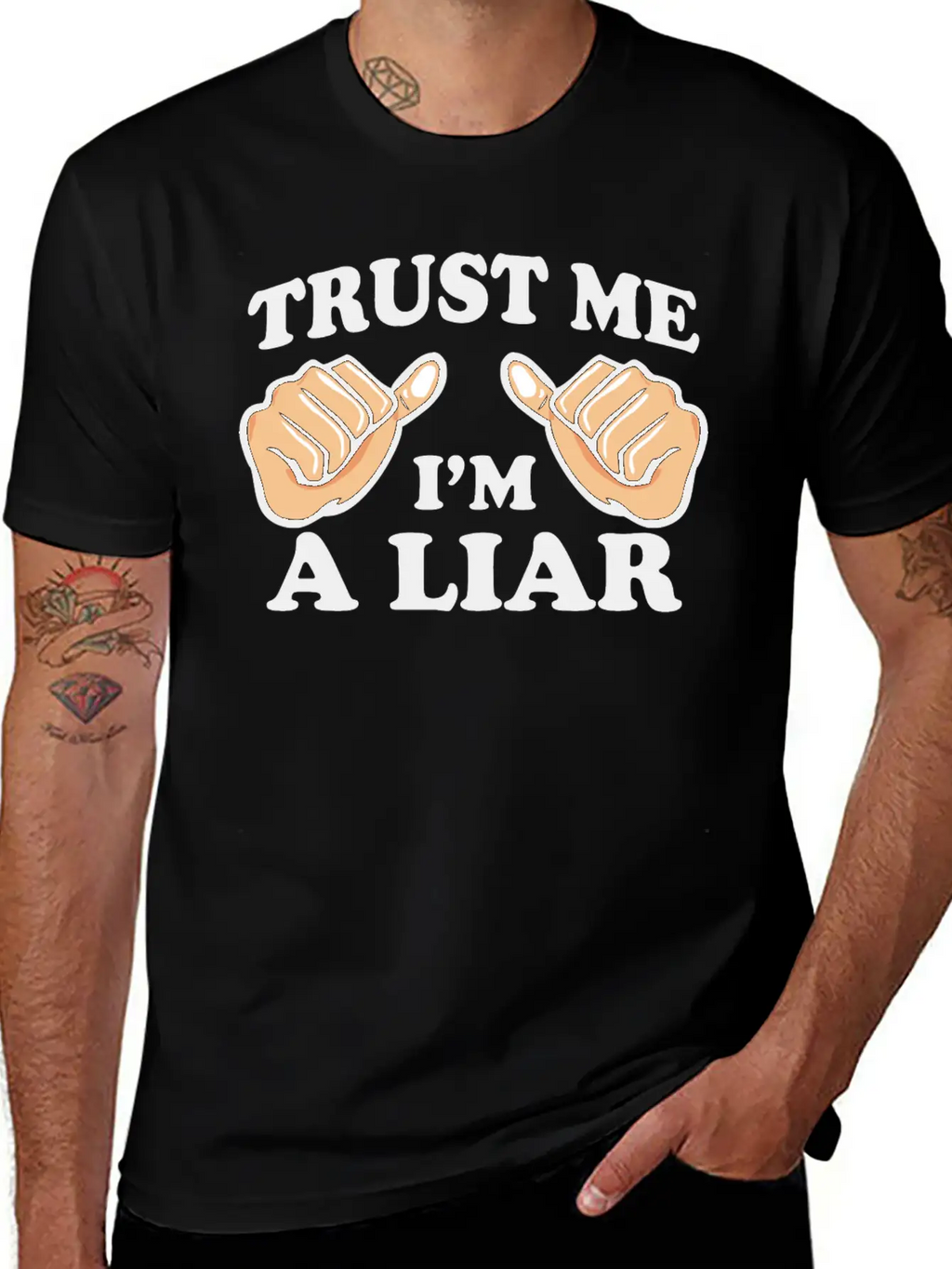 Trust Me, I'm A Liar Stylish Everyday T-Shirt – Unisex Basic Cotton Tee