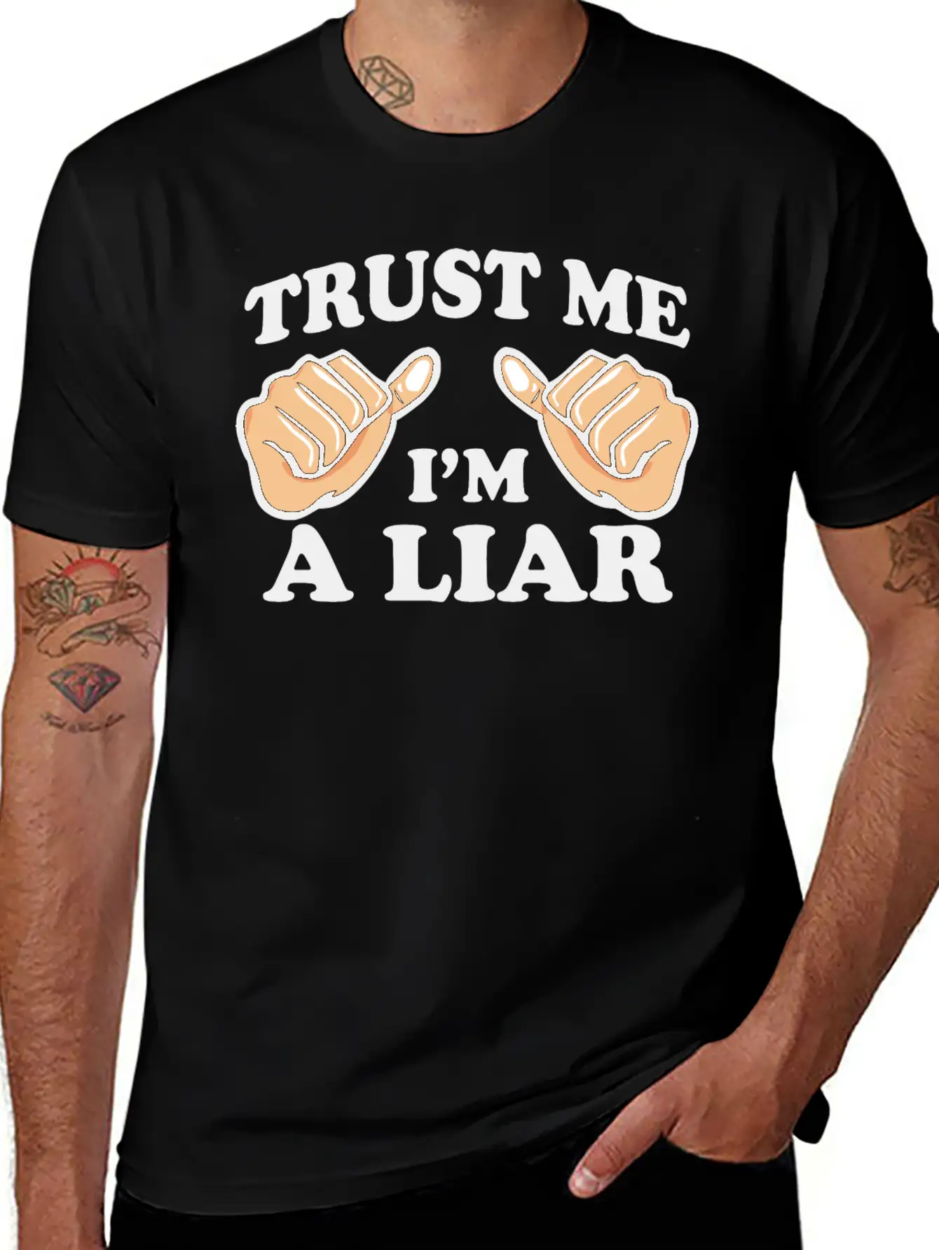 Trust Me, I'm A Liar Stylish Everyday T-Shirt – Unisex Basic Cotton Tee