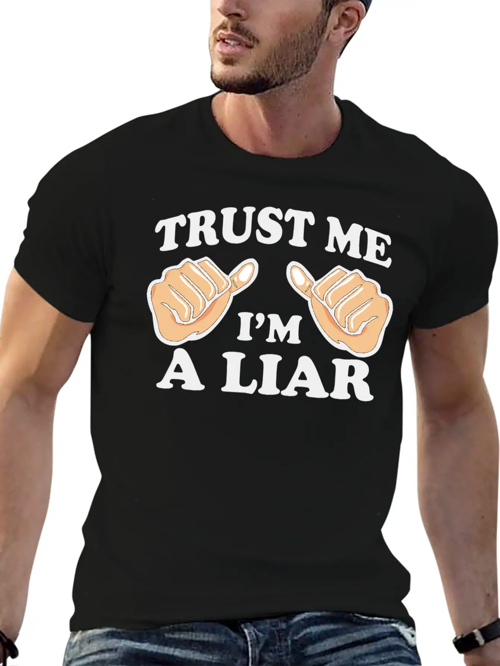 Trust Me, I'm A Liar Stylish Everyday T-Shirt – Unisex Basic Cotton Tee