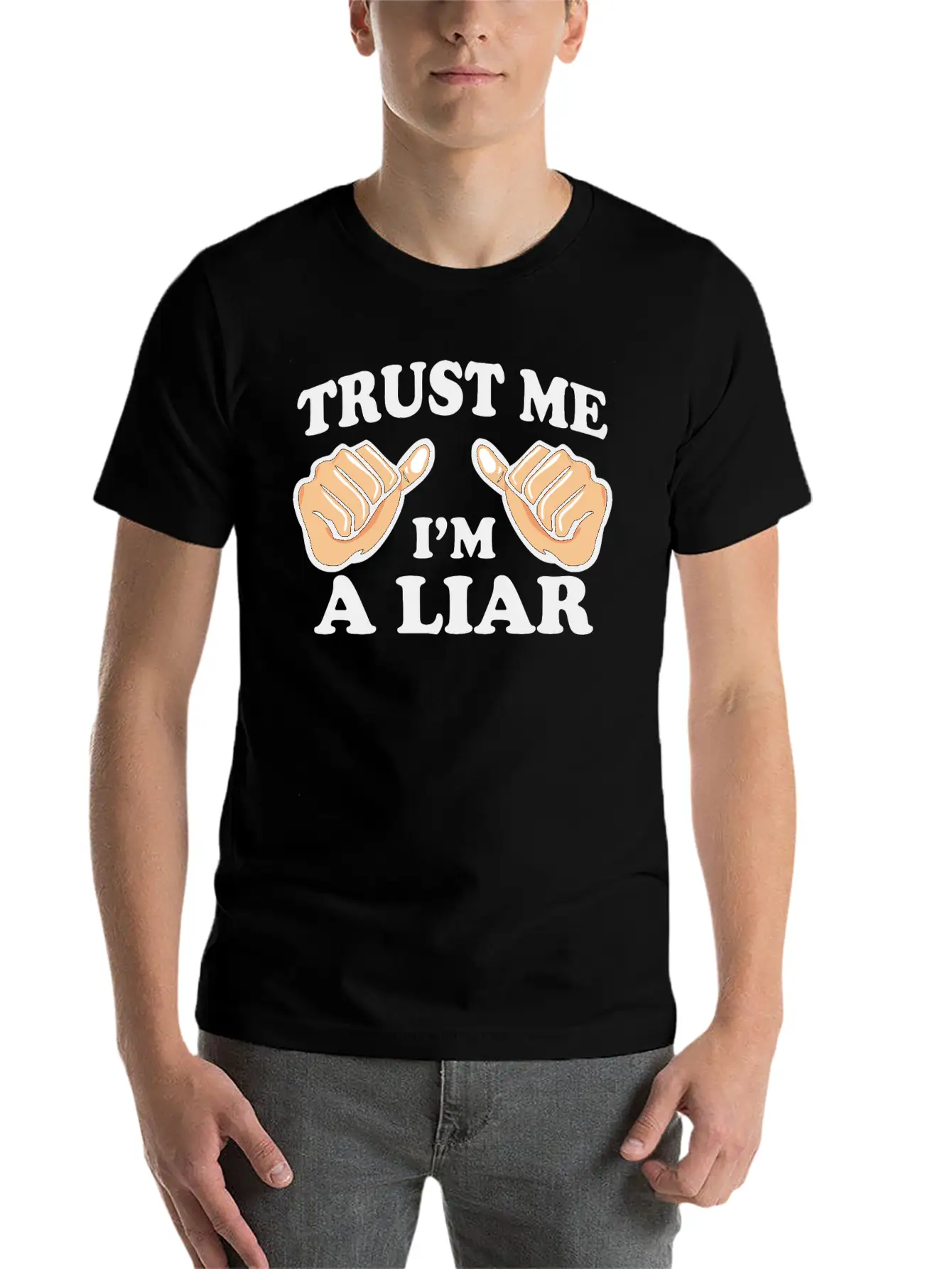 Trust Me, I'm A Liar Stylish Everyday T-Shirt – Unisex Basic Cotton Tee