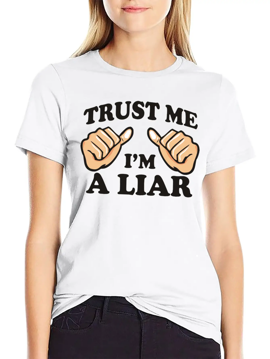 Trust Me, I'm A Liar Stylish Everyday T-Shirt – Unisex Basic Cotton Tee