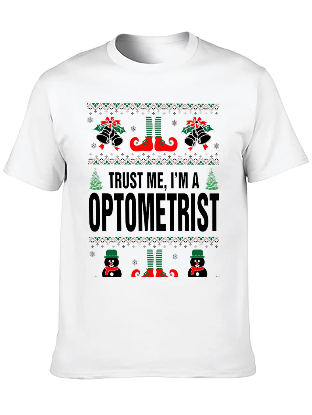 Trust Me, I'M A Optometrist Breathable Soft Cotton T-Shirt – Timeless Casual Look