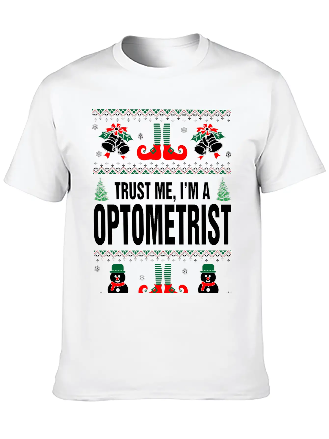 Trust Me, I'M A Optometrist Breathable Soft Cotton T-Shirt – Timeless Casual Look