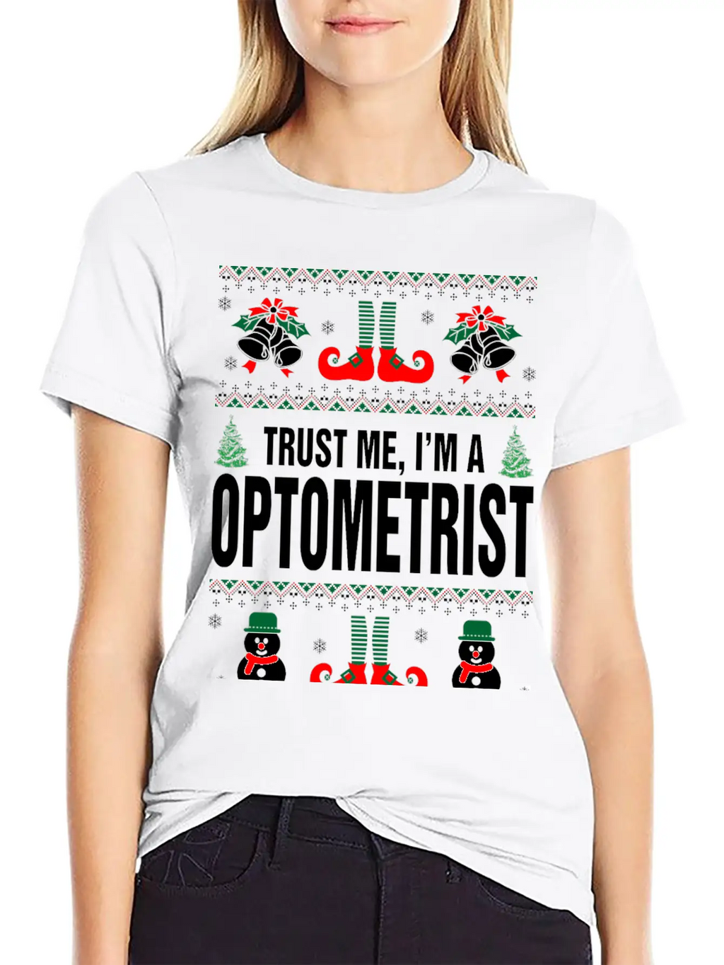 Trust Me, I'M A Optometrist Breathable Soft Cotton T-Shirt – Timeless Casual Look