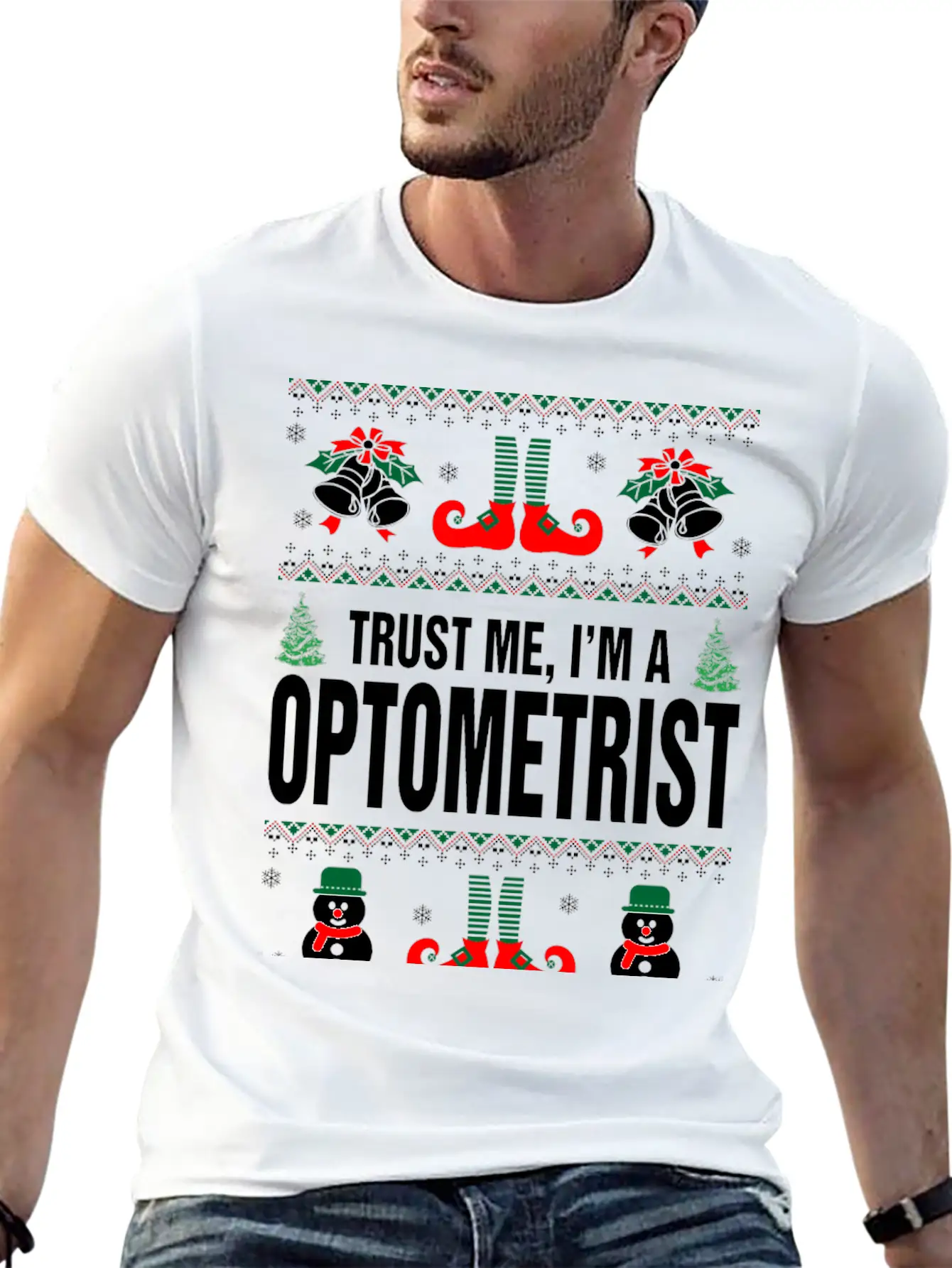 Trust Me, I'M A Optometrist Breathable Soft Cotton T-Shirt – Timeless Casual Look