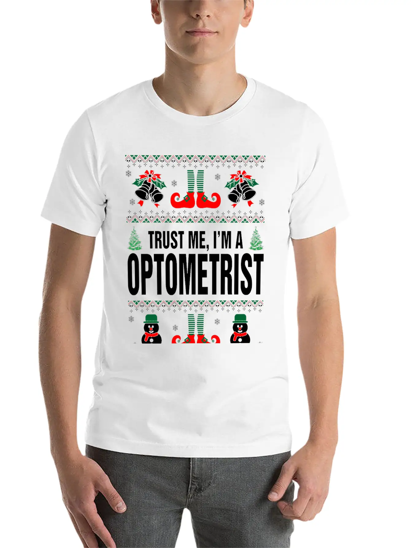Trust Me, I'M A Optometrist Breathable Soft Cotton T-Shirt – Timeless Casual Look