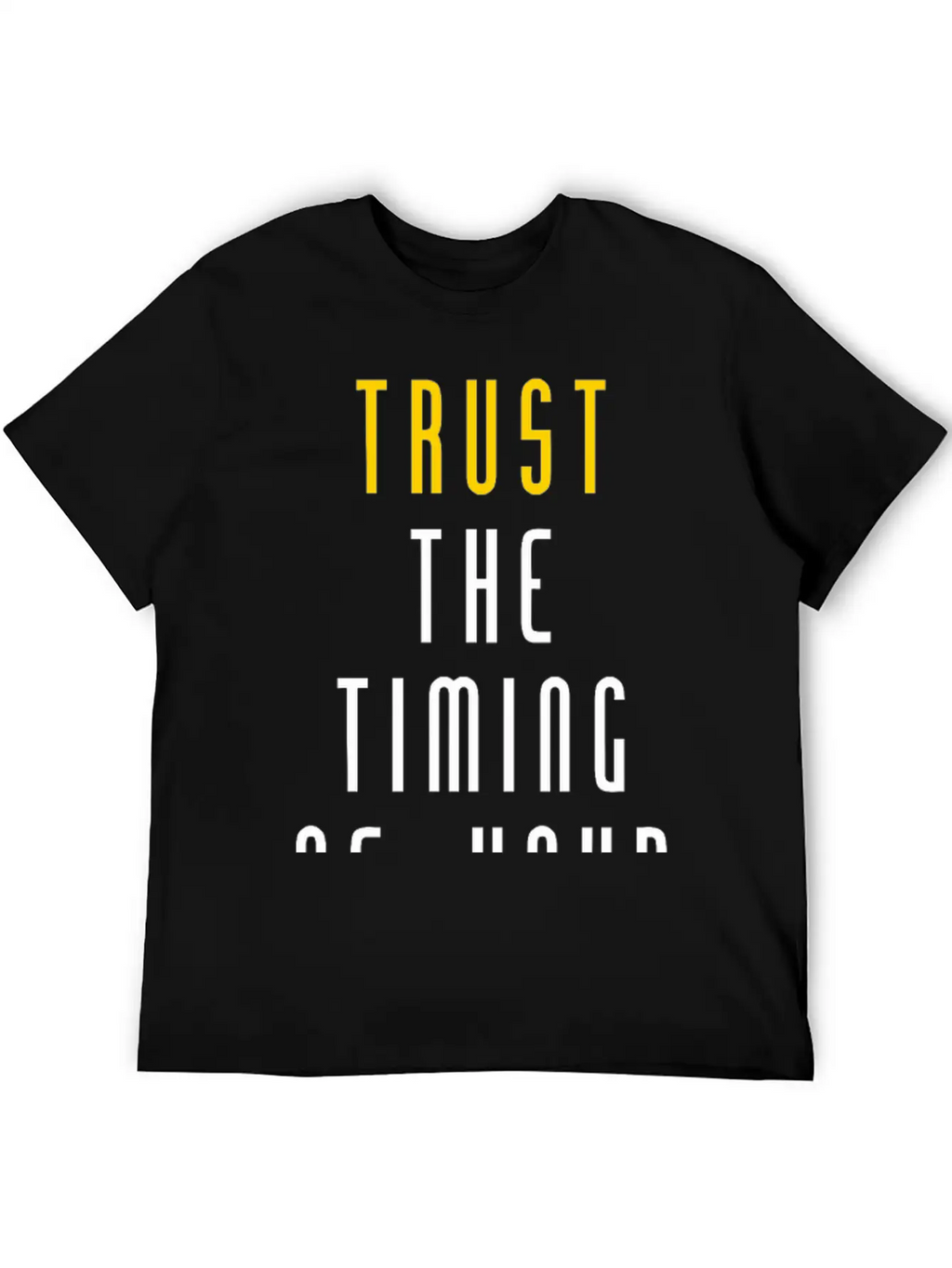 Trust Quote Breathable Soft Cotton T-Shirt – Timeless Casual Look