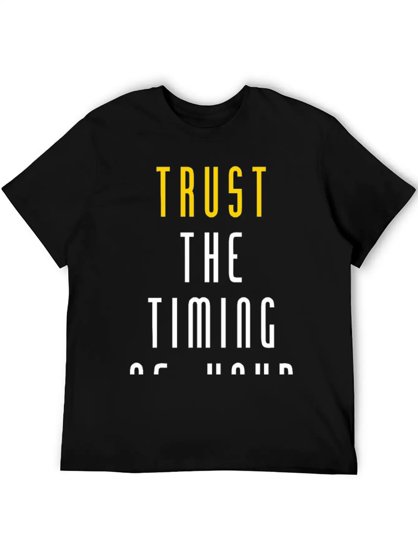 Trust Quote Breathable Soft Cotton T-Shirt – Timeless Casual Look