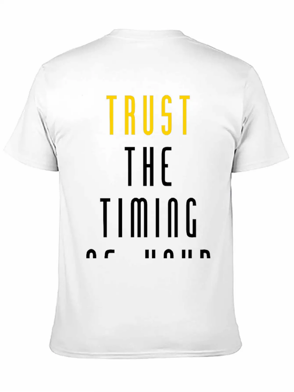 Trust Quote Breathable Soft Cotton T-Shirt – Timeless Casual Look