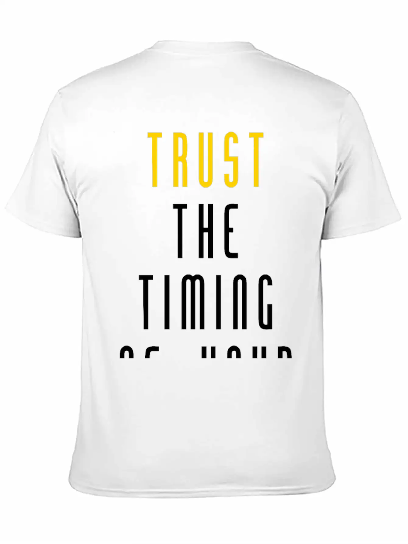 Trust Quote Breathable Soft Cotton T-Shirt – Timeless Casual Look