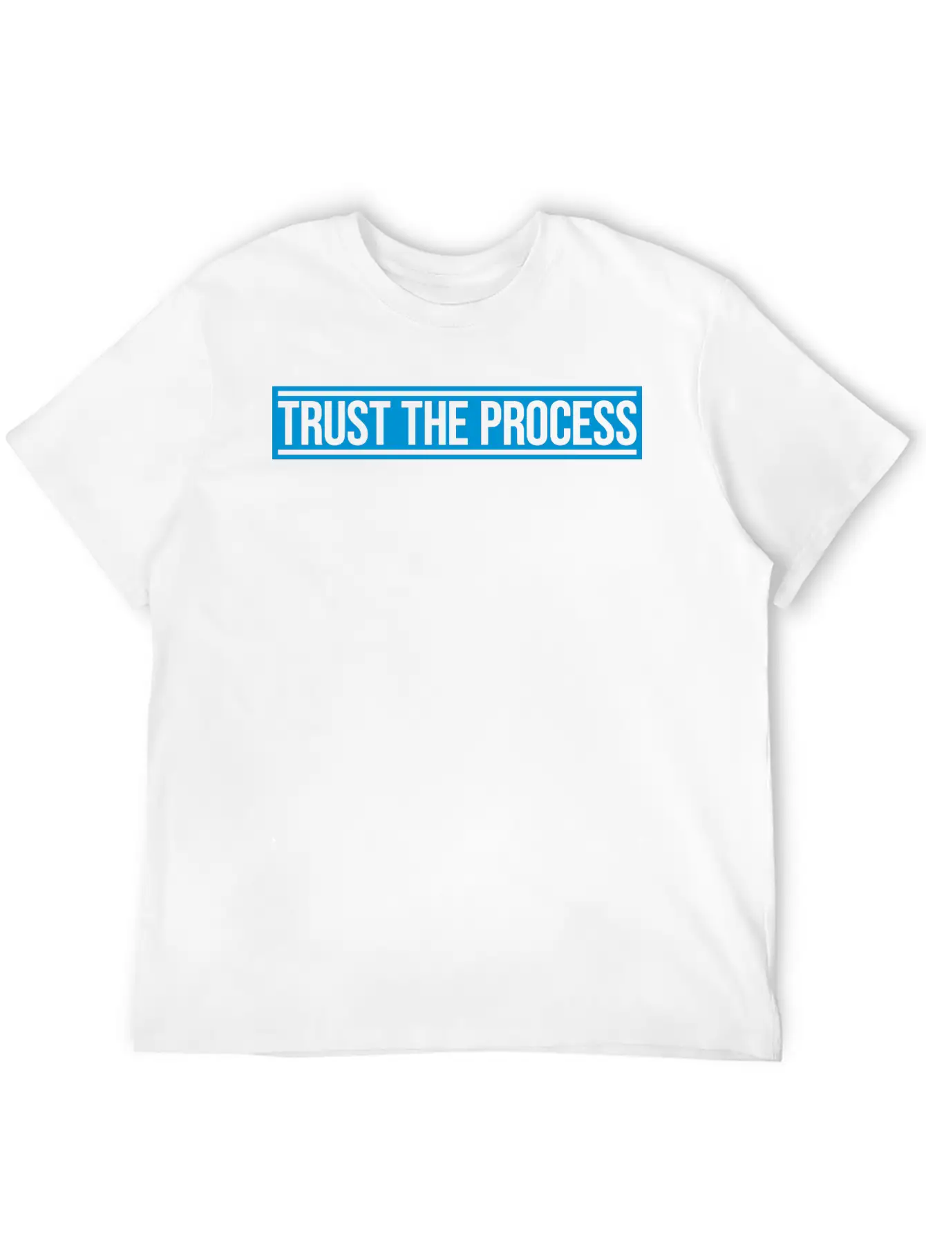 Trust The Process Quote Breathable Soft Cotton T-Shirt – Timeless Casual Look