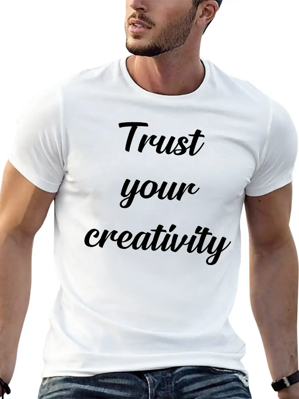 Trust Your Creativity Unisex Casual T-Shirt – Clean Design For Daily Comfort