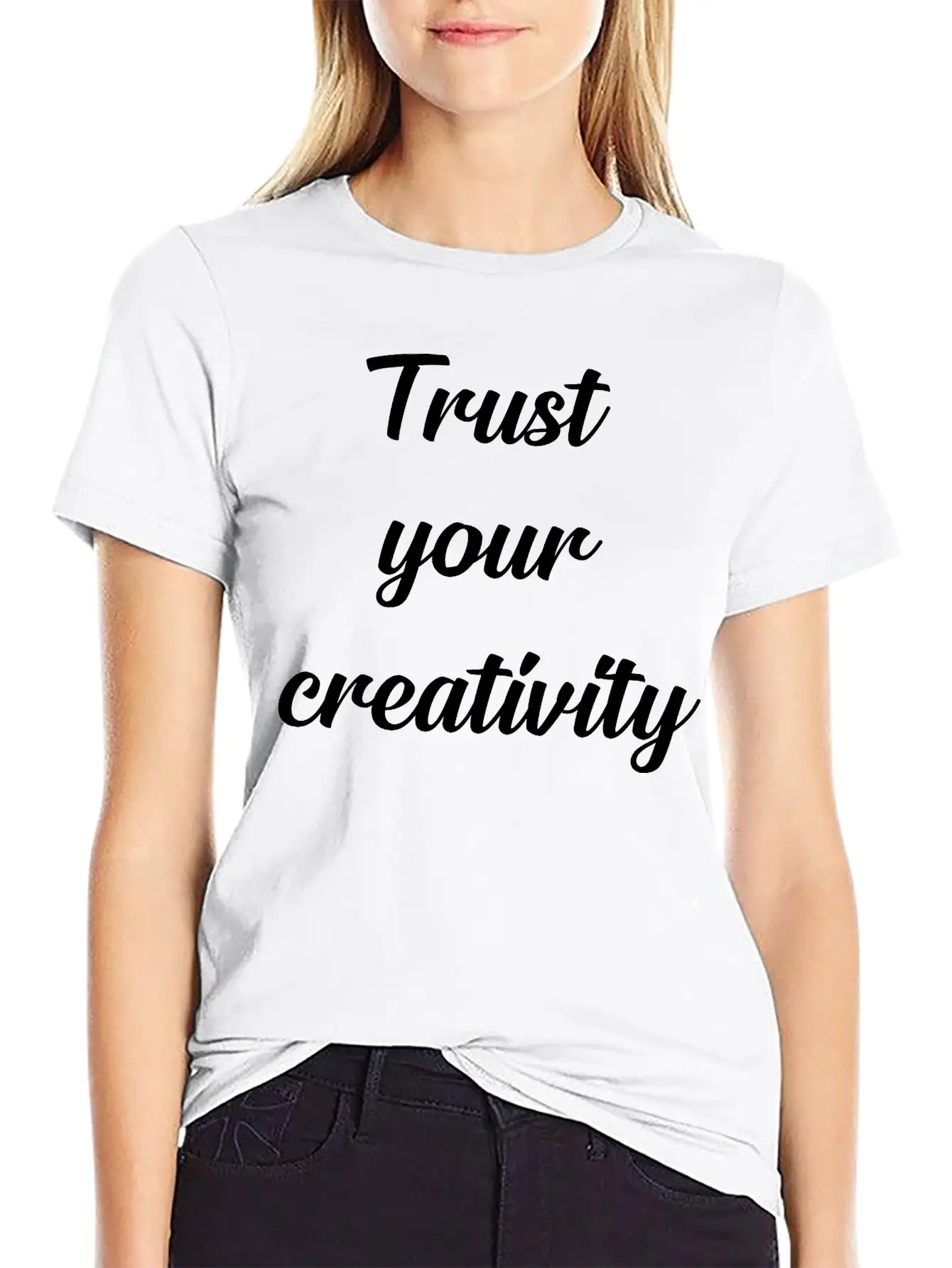 Trust Your Creativity Unisex Casual T-Shirt – Clean Design For Daily Comfort