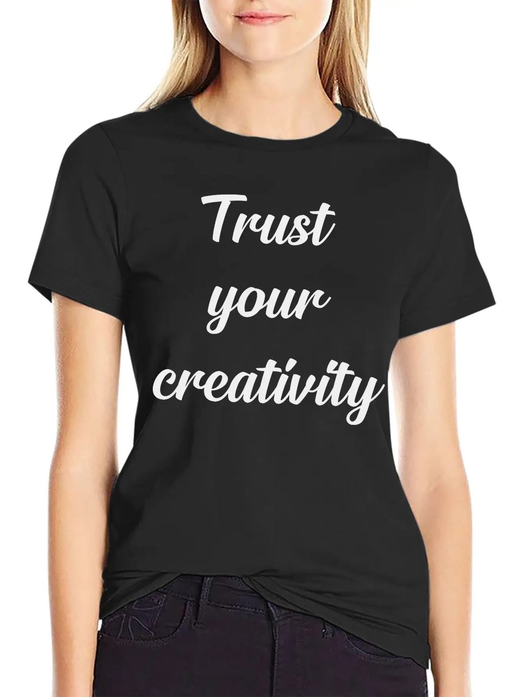 Trust Your Creativity Unisex Casual T-Shirt – Clean Design For Daily Comfort
