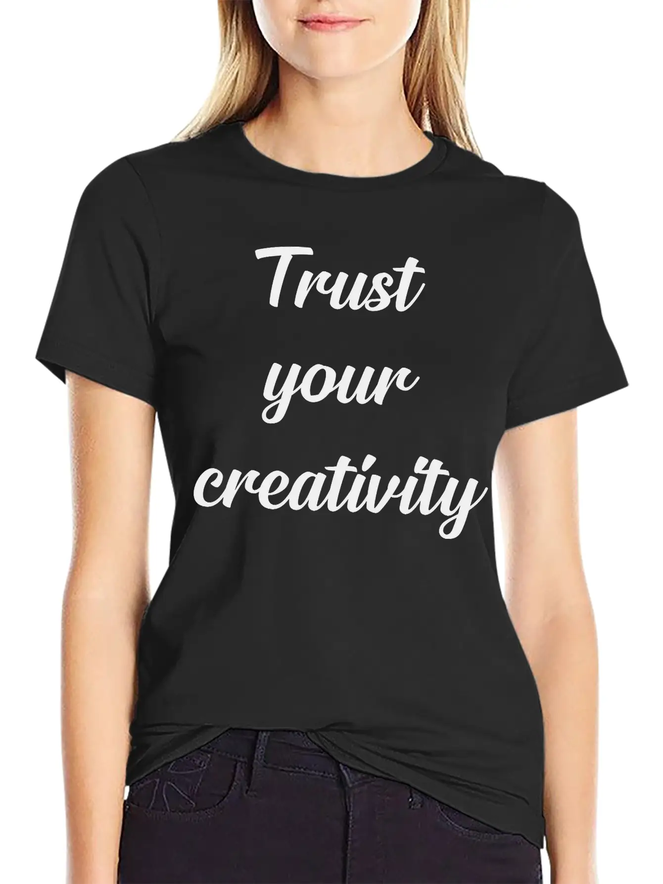 Trust Your Creativity Unisex Casual T-Shirt – Clean Design For Daily Comfort