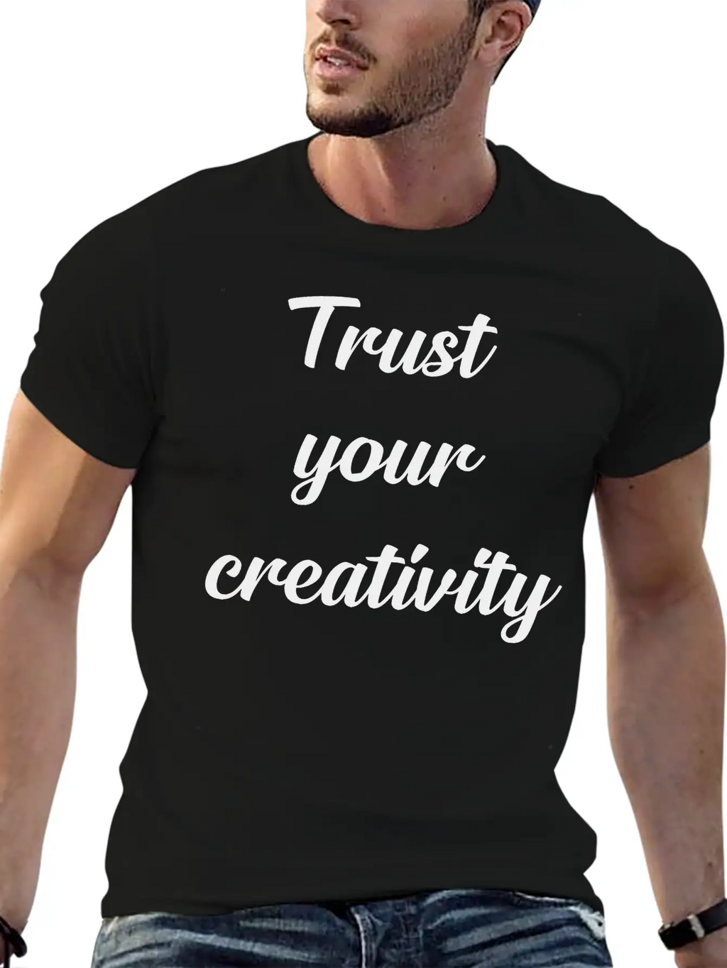 Trust Your Creativity Unisex Casual T-Shirt – Clean Design For Daily Comfort