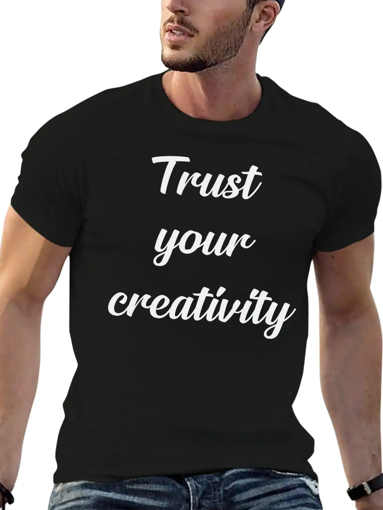 Trust Your Creativity Unisex Casual T-Shirt – Clean Design For Daily Comfort