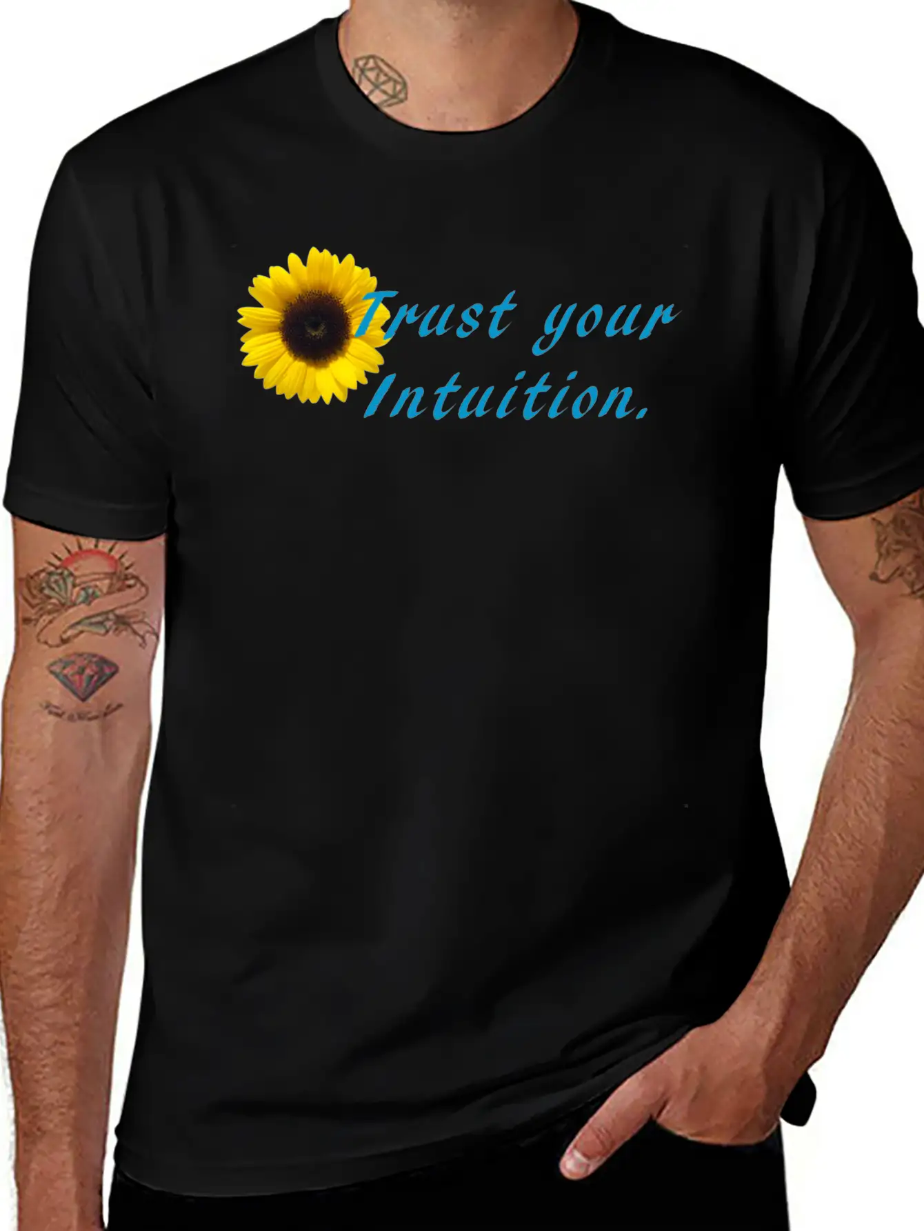 Trust Your Intuition Stylish Everyday T-Shirt – Unisex Basic Cotton Tee