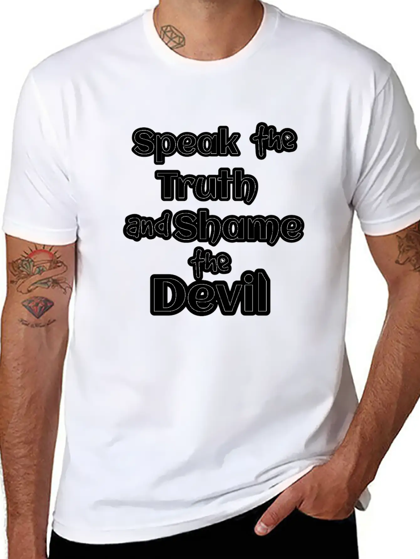 Truth Unisex Short Sleeve Soft Cotton T-Shirt – Casual Everyday Wear