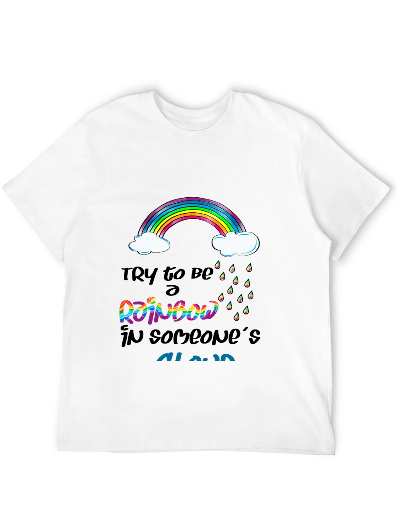Rainbow Cloud Graphic T-Shirt