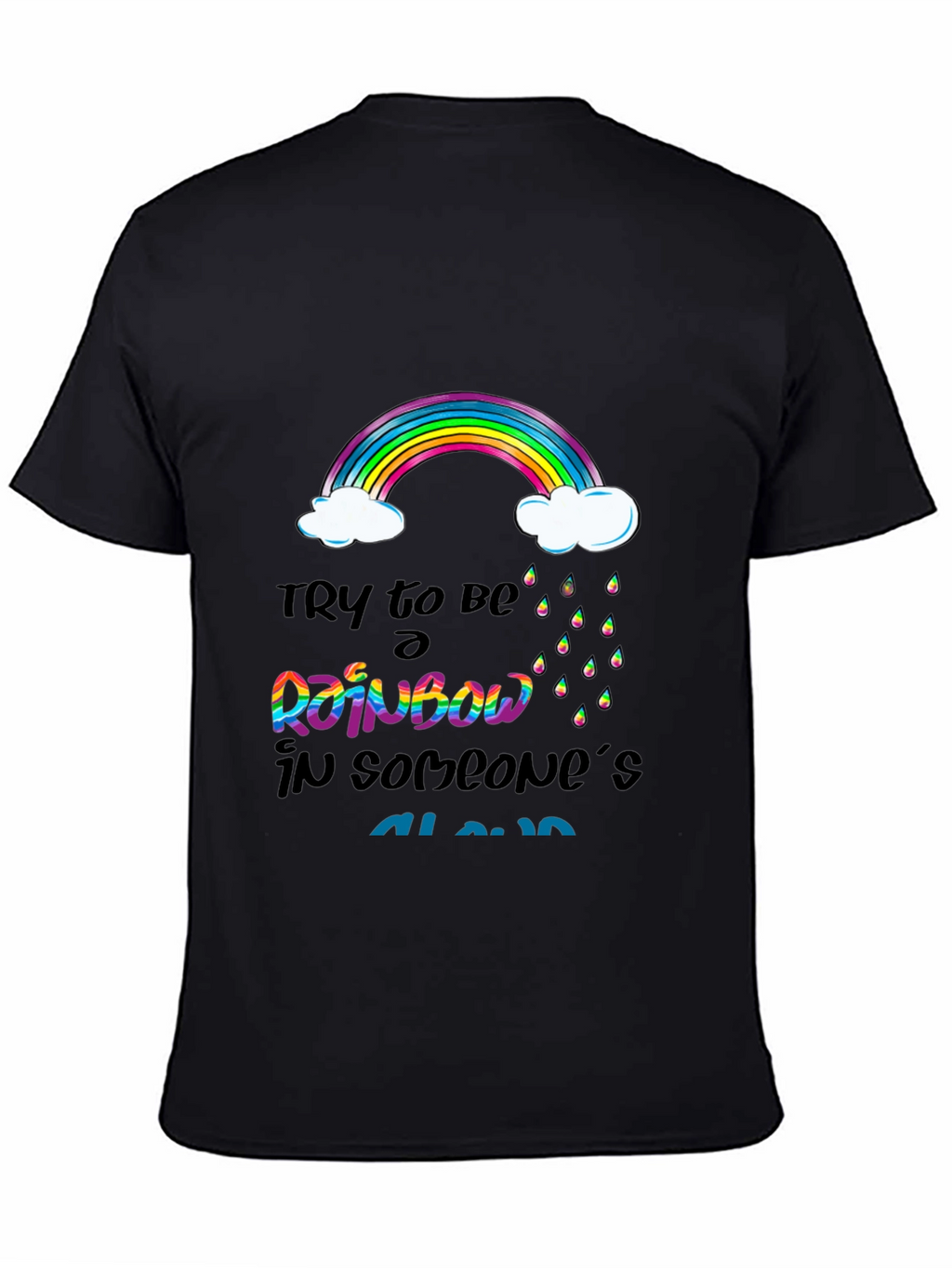 Rainbow Cloud Graphic T-Shirt