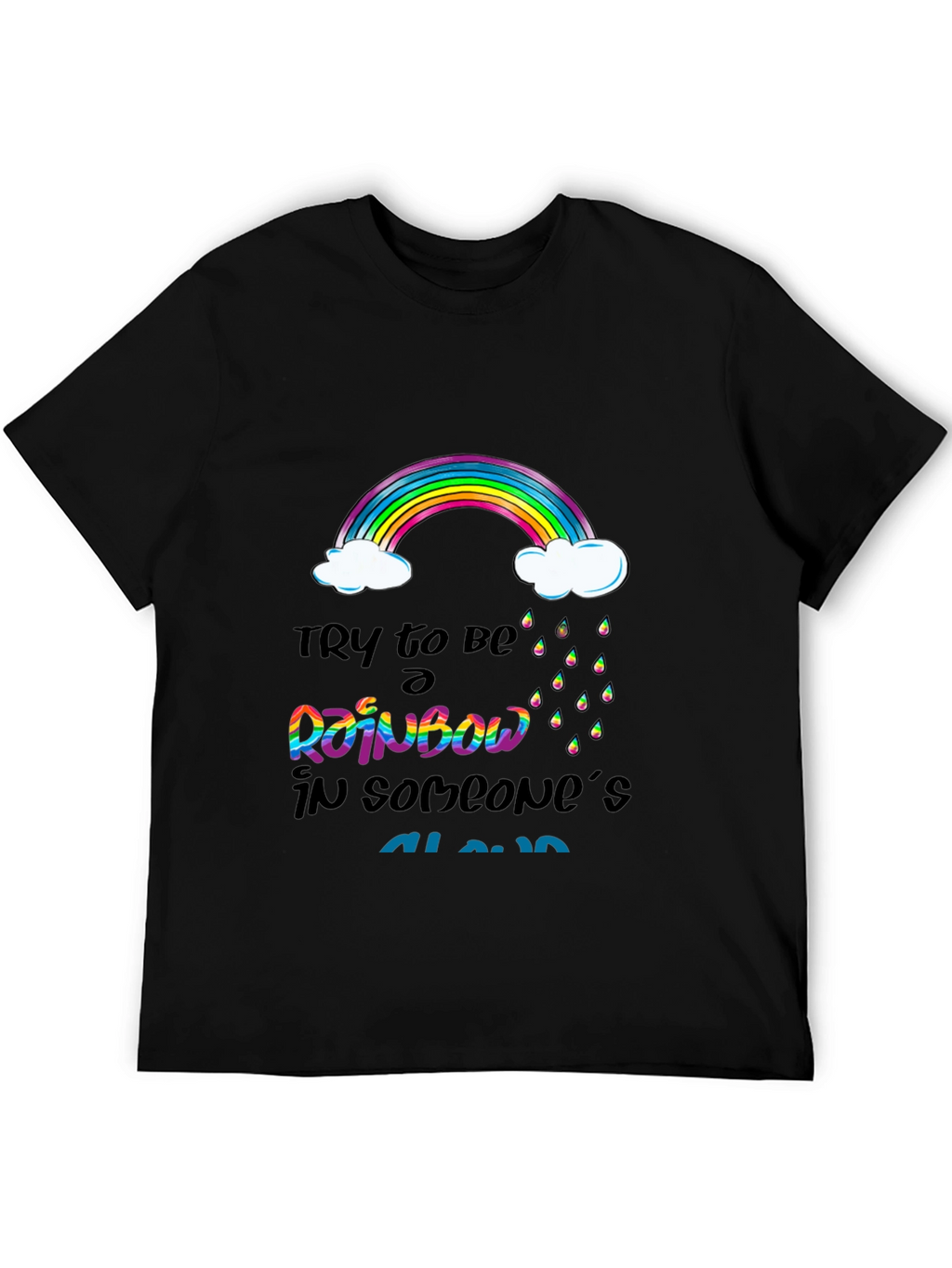 Rainbow Cloud Graphic T-Shirt