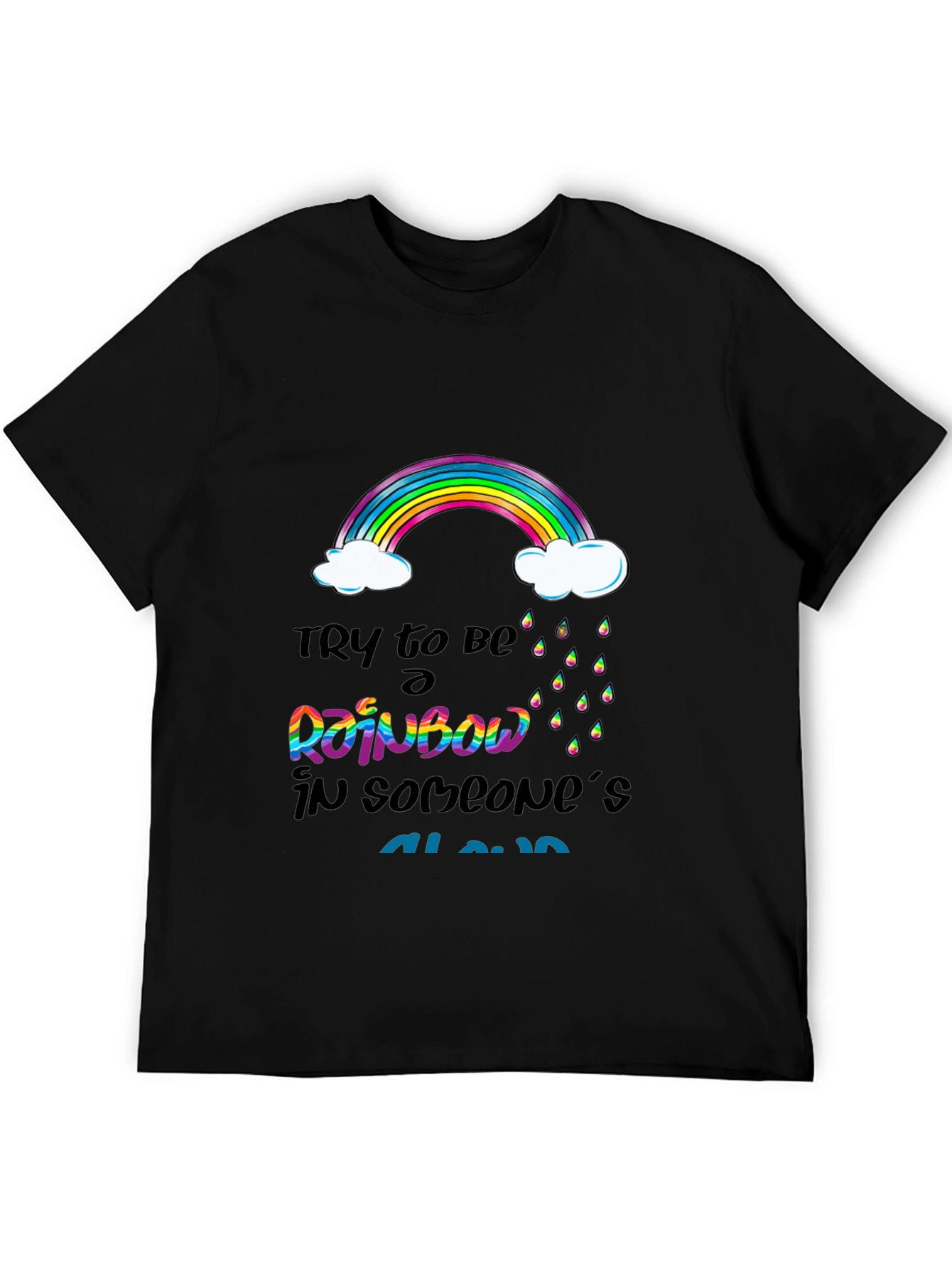 Rainbow Cloud Graphic T-Shirt