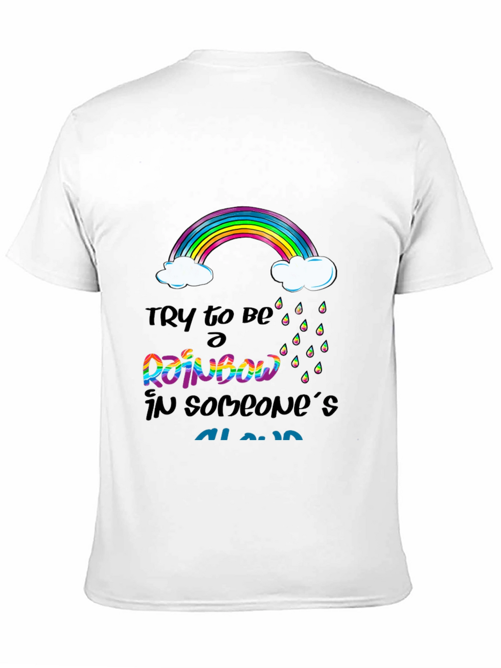 Rainbow Cloud Graphic T-Shirt