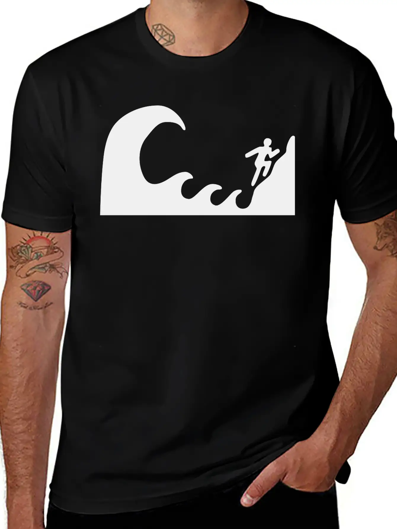 Tsunami Warning Essential Cotton Tee For Daily Outfits – Unisex Style