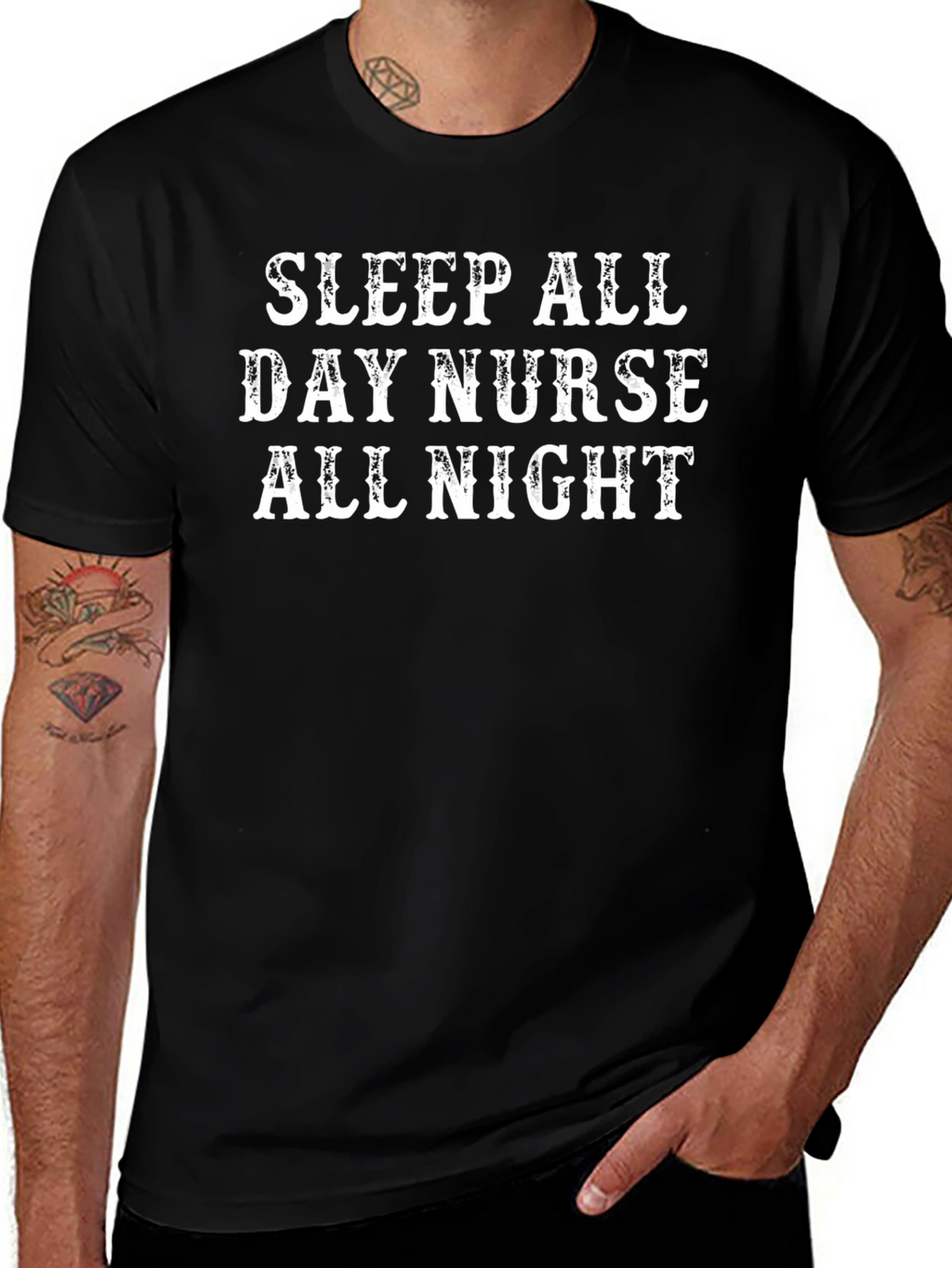 Sleep All Day Nurse All Night T-Shirt