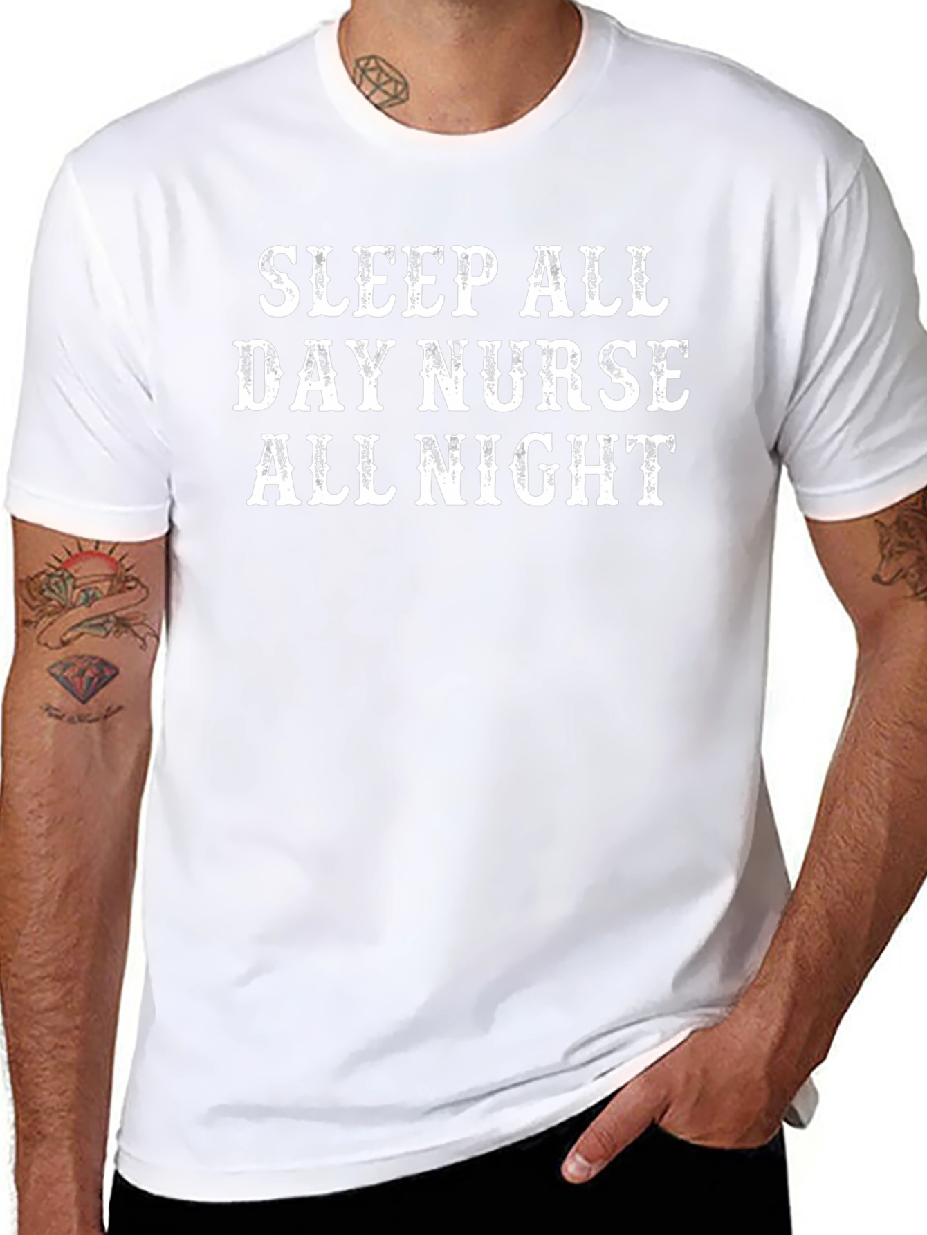 Sleep All Day Nurse All Night T-Shirt