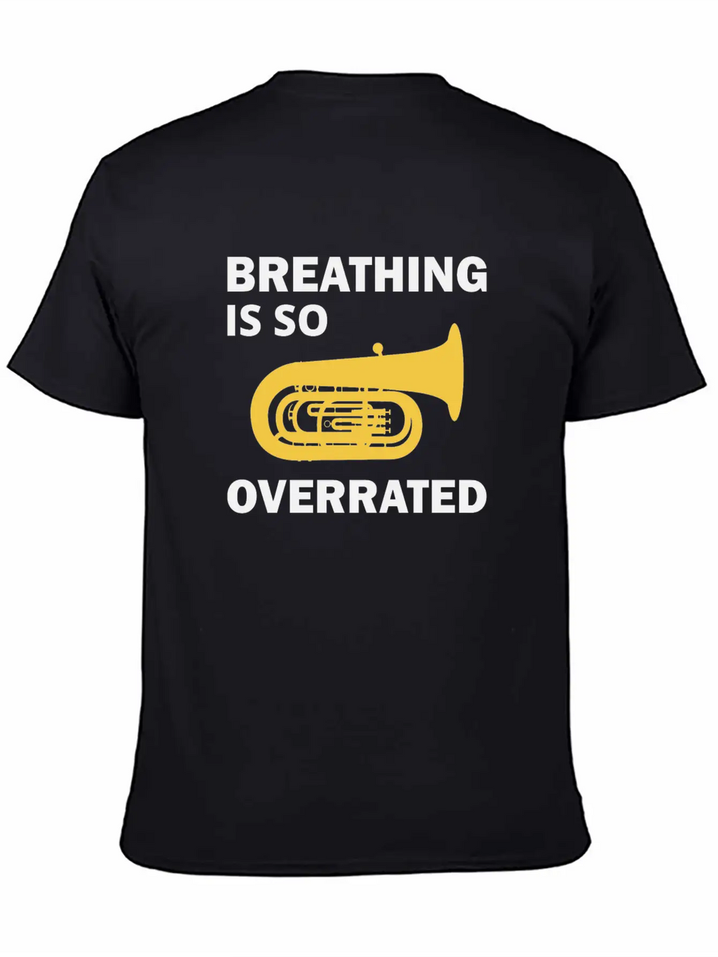 Tuba Marching Band Player Musical Instrument Funny Unisex Casual T-Shirt – Clean Design For Daily Comfort