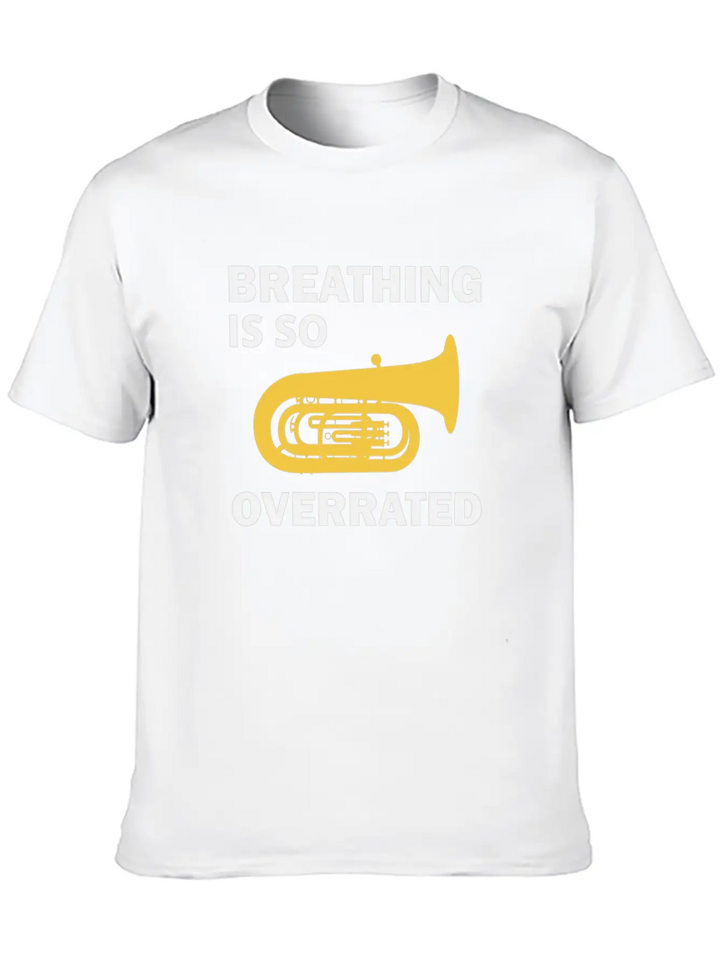 Tuba Marching Band Player Musical Instrument Funny Unisex Casual T-Shirt – Clean Design For Daily Comfort
