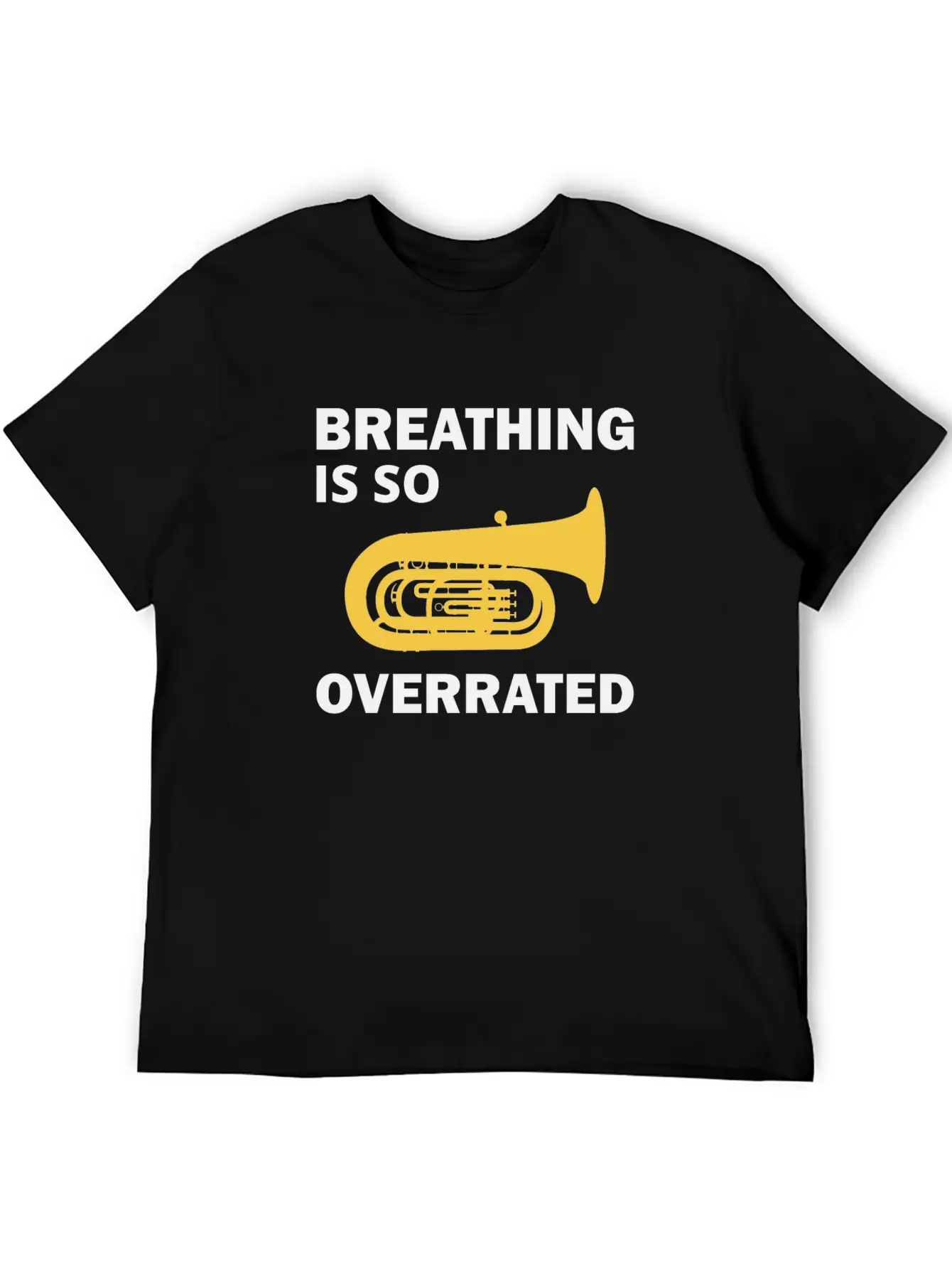 Tuba Marching Band Player Musical Instrument Funny Unisex Casual T-Shirt – Clean Design For Daily Comfort