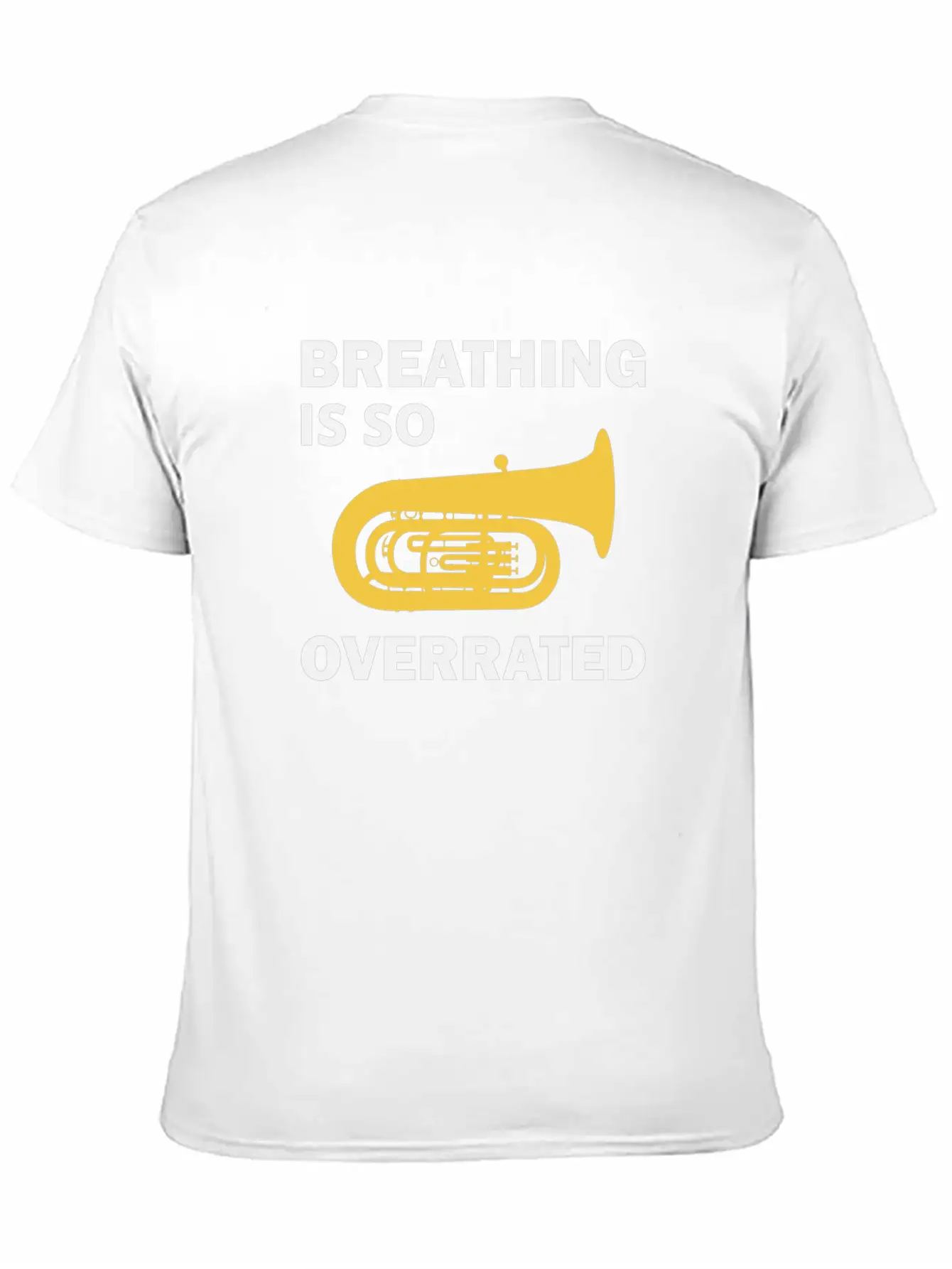 Tuba Marching Band Player Musical Instrument Funny Unisex Casual T-Shirt – Clean Design For Daily Comfort