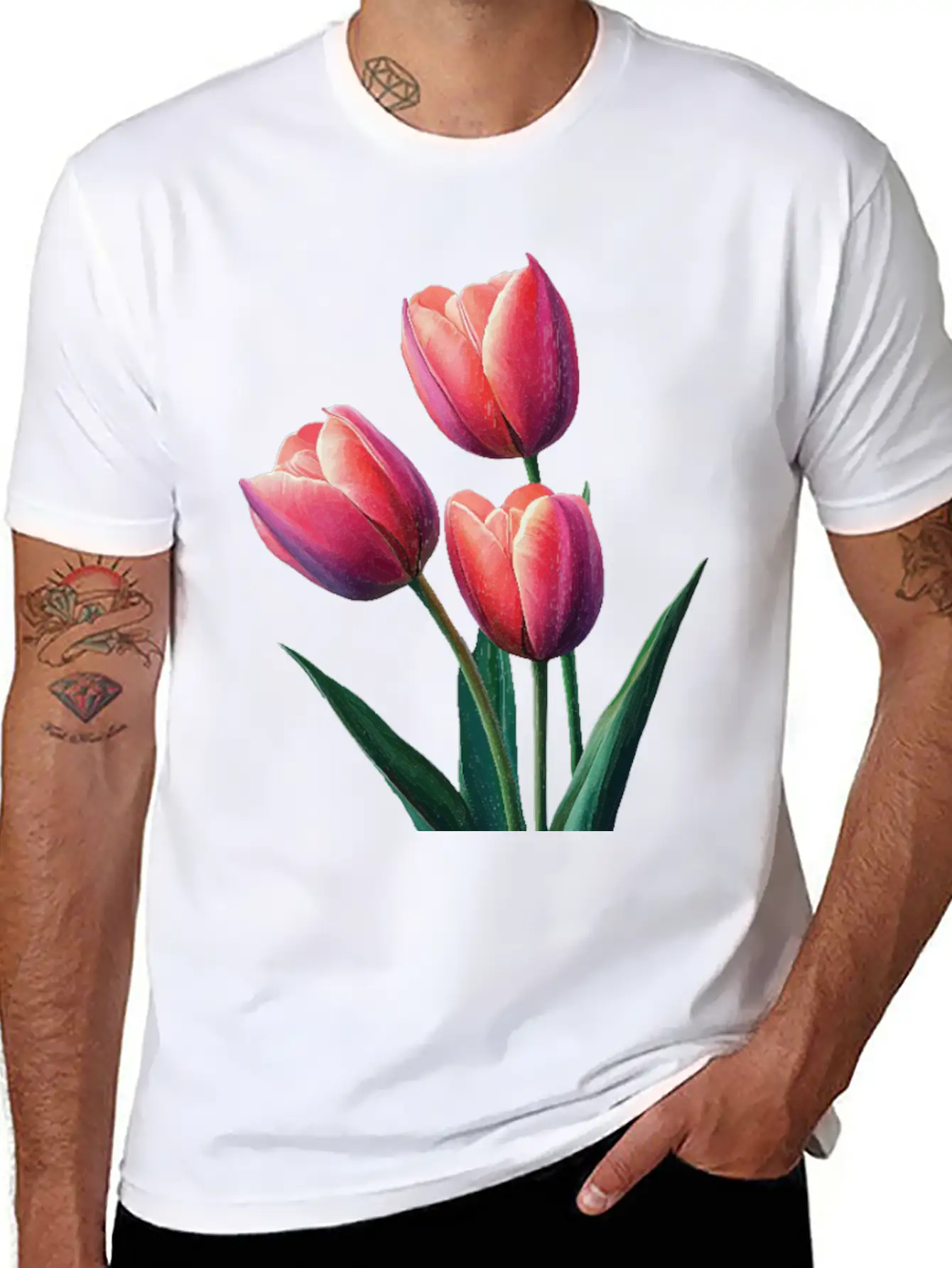 Tulip Essential Cotton Tee For Daily Outfits – Unisex Style