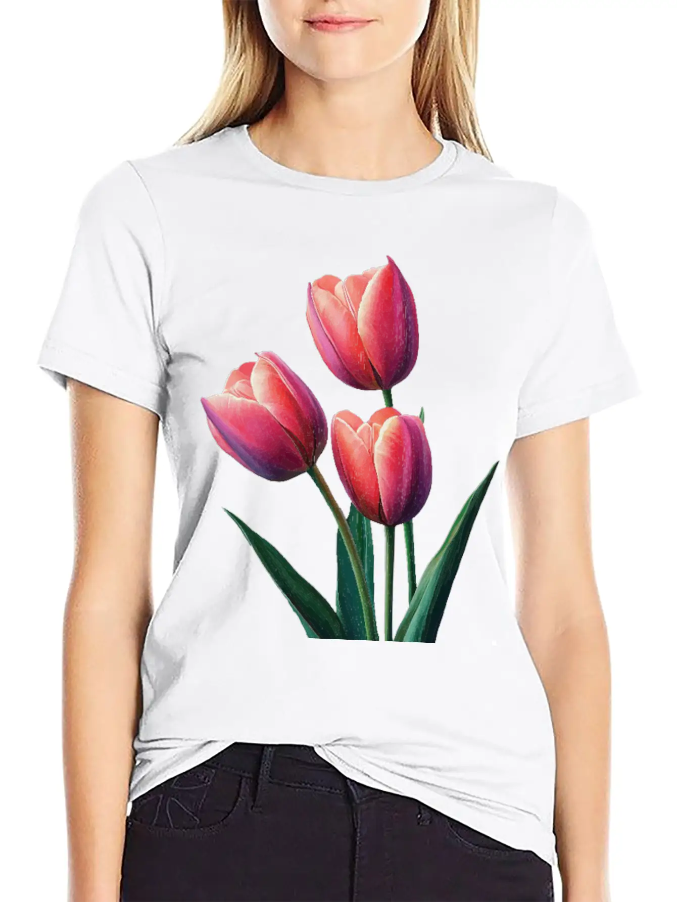 Tulip Essential Cotton Tee For Daily Outfits – Unisex Style