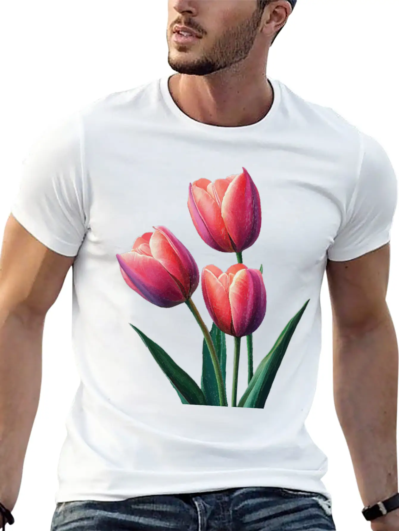Tulip Essential Cotton Tee For Daily Outfits – Unisex Style