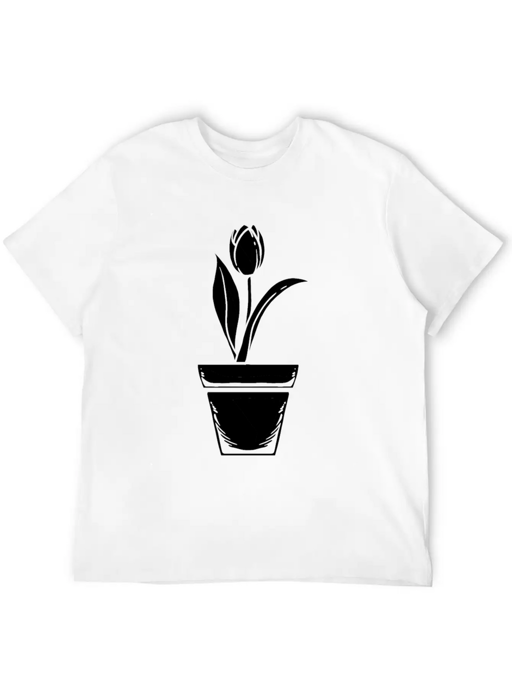 Tulip Gardening Floral Stylish Everyday T-Shirt – Unisex Basic Cotton Tee