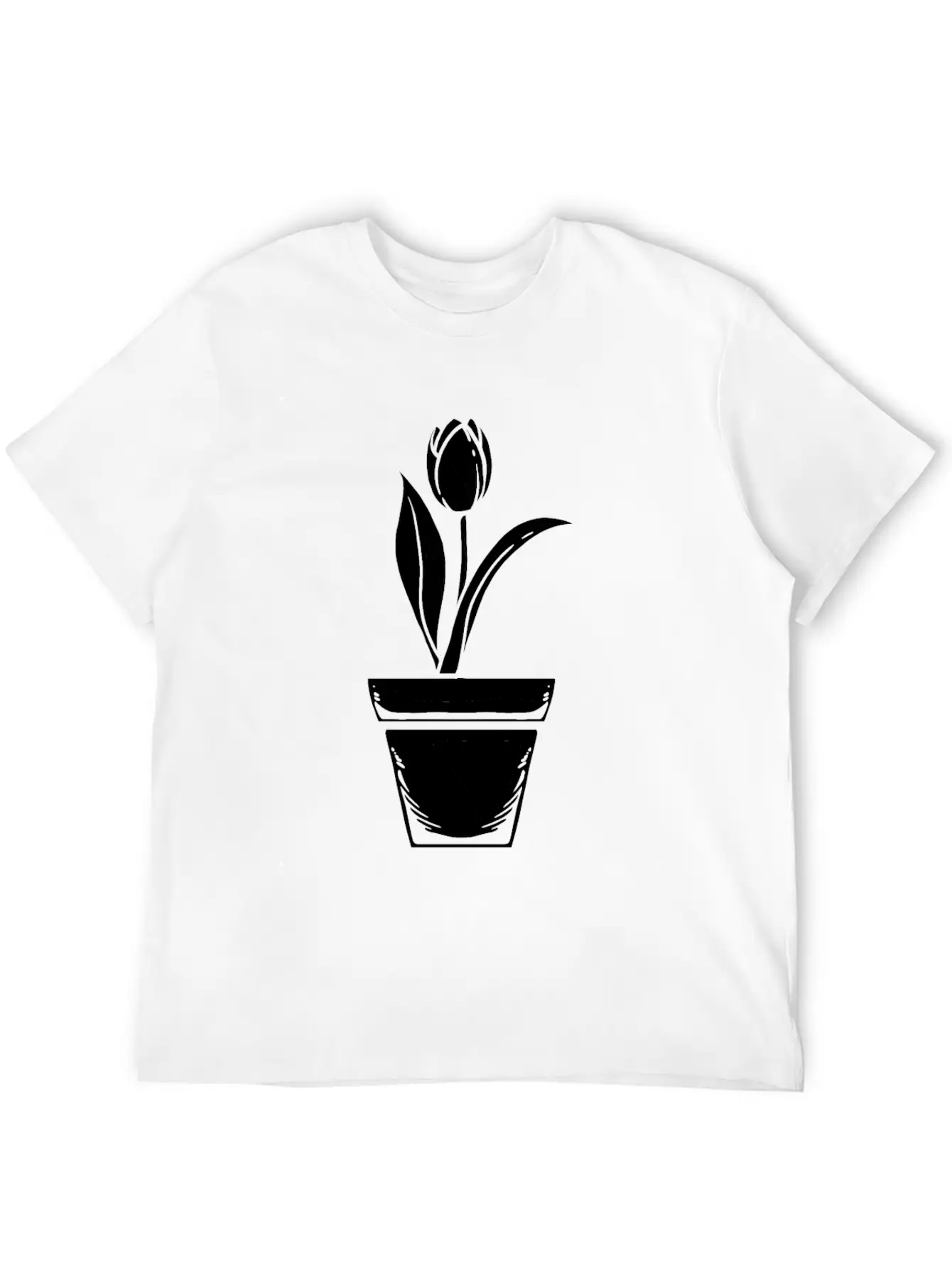 Tulip Gardening Floral Stylish Everyday T-Shirt – Unisex Basic Cotton Tee